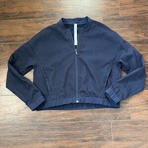 Lululemon Navy Blue Zip-Up Jacket size 8